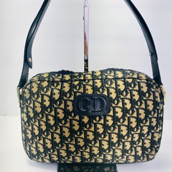 Dior Handbags - Authentic Christian Dior Vintage CD Canvas Bag